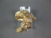 LARGE .89CT DIAMOND & AAA RUBY 18KT WHITE & ROSE GOLD HANDCRAFTED HORSE FUN RING