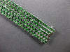 EXTRA LARGE 15.57CT AAA TSAVORITE 18KT WHITE GOLD 3D MULTI ROW TENNIS BRACELET
