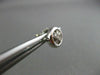 ESTATE .20CT DIAMOND 14KT WHITE GOLD X CIRCULAR PAVE STUD EARRINGS 8mm #16568