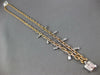 .44CT DIAMOND 18KT WHITE & ROSE GOLD SQUARE BY THE YARD CHANDELIER LOVE NECKLACE
