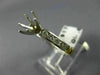 ESTATE .66CT DIAMOND 14KT 2 TONE GOLD ROUND SEMI MOUNT ENGAGEMENT RING #23795