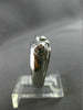 ANTIQUE .60CT OLD MINE ROUND DIAMOND 14KT WHITE GOLD BEZEL PROMISE RING #21535
