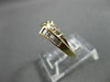 ANTIQUE .35CT BAGUETTE & ROUND DIAMOND 14K YELLOW GOLD ABSTRACT PINKY RING 22473