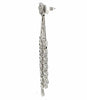 EXTRA LARGE 15.36CT DIAMOND 18KT WHITE GOLD 3D MULTI SHAPE CHANDELIER EARRINGS