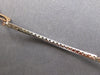 ESTATE .52CT DIAMOND 14KT WHITE & ROSE GOLD 3D CLASSIC BAR FUN LOVE BRACELET
