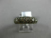 ESTATE 1.55CT CHOCOLATE FANCY DIAMOND 14KT YELLOW GOLD 3D 3 ROW ANNIVERSARY RING