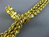 ANTIQUE LARGE & LONG 3.90CT DIAMOND & RUBY & JADE 18K 2TONE GOLD LARIAT NECKLACE