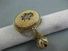 ANTIQUE LARGE 14KT YELLOW GOLD & BLACK ENAMEL FROM 1800'S PIN ONE OF A KIND 1893