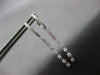 .93CT DIAMOND 18K WHITE GOLD 3D BY THE YARD CLIP ON CHANDELIER HANGING EARRINGS