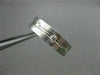 ESTATE WIDE .27CT DIAMOND 14K WHITE GOLD ETOILE ANNIVERSARY ETERNITY RING #15192