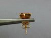 1.42CT DIAMOND & AAA RUBY 18KT ROSE GOLD 3D PEAR SHAPE FLOWER STAR STUD EARRINGS