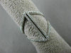 ESTATE EXTRA LARGE .43CT DIAMOND 18KT WHITE GOLD HANDCRAFTED INFINITY LOVE RING