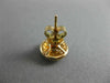 ESTATE 1.4CT PINK & FANCY YELLOW DIAMOND 18K ROSE GOLD DOUBLE HALO STUD EARRINGS