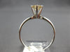 .60CT CHOCOLATE FANCY DIAMOND 14KT WHITE GOLD 3D ROUND 6 PRONG ENGAGEMENT RING