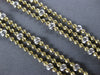 ESTATE .44CT DIAMOND 14KT TWO TONE GOLD 3D MULTI STRAND CIRCULAR FUN NECKLACE