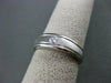 ESTATE .10CT DIAMOND 14K WHITE GOLD SOLITAIRE MENS WEDDING ENGAGEMENT RING #1283