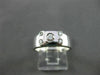 ESTATE .32CT ROUND DIAMOND 14KT WHITE GOLD ETOILE RECTANGULAR FUN RING #12037