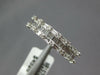 ESTATE 1.0CT DIAMOND 18KT WHITE GOLD ROUND & BAGUETTE INVISIBLE ANNIVERSARY RING