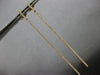 ESTATE LARGE & LONG .45CT DIAMOND 18KT YELLOW GOLD CLASSIC BAR HANGING EARRINGS