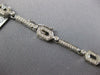 LARGE 79CT DIAMOND & AAA SAPHIRE 14KT WHITE GOLD 3D LARIAT FUN ETERNITY NECKLACE