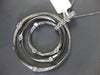 LARGE 2.05CT DIAMOND 14KT WHITE GOLD 3D MULTI CIRCULAR ETOILE FLOATING PENDANT