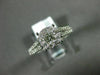 ESTATE .75CT ROUND DIAMOND 14K WHITE GOLD CLASSIC SOLITAIRE HALO ENGAGEMENT RING