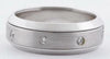 .15CT DIAMOND 18KT WHITE GOLD 3D MATTE & SHINY ETOILE ETERNITY ANNIVERSARY RING
