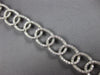 ESTATE WIDE 2.50CT DIAMOND 14KT WHITE GOLD ROUND OVAL LOVE KNOT TENNIS BRACELET