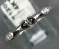 ANTIQUE .60CT DIAMOND 14K WHITE GOLD 3D MARQUISE ETERNITY ANNIVERSARY RING #1209