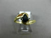 .52CT DIAMOND & AAA SAPPHIRE 14K YELLOW GOLD PEAR SHAPE INFINITY PROMISE RING