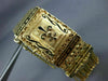 ANTIQUE GENEVA AAA ENAMEL 14K YELLOW GOLD 3D HIDDEN WATCH TASSEL BRACELET #20612