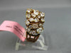 ESTATE WIDE 3.81CT PINK DIAMOND 18KT ROSE GOLD 3D MULTI SHAPE ANNIVERSARY RING