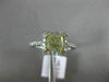 ESTATE 1.27CT WHITE & FANCY YELLOW DIAMOND 14K 2 TONE GOLD HALO ENGAGEMENT RING