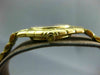 ESTATE LARGE VICENCE 18KT YELLOW GOLD 3D CLASSIC OVAL QUARTZ SWISS WATCH #18900