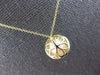 .16CT DIAMOND & AAA SOUTH SEA PEARL 14KT YELLOW GOLD SOLITAIRE HALO FUN PENDANT