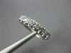 ANTIQUE .42CT DIAMOND 14KT WHITE GOLD 7 STONE FILIGREE WEDDING ANNIVERSARY RING