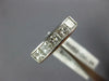 ESTATE WIDE 1.24CT DIAMOND 14KT WHITE GOLD 3D PRINCESS 5 STONE ANNIVERSARY RING