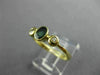 ESTATE .45CT DIAMOND & AAA SAPPHIRE 14KT YELLOW GOLD 3D ENGAGEMENT RING #26230