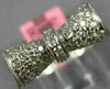 ESTATE .81CT DIAMOND WHITE GOLD 3D CLASSIC DOUBLE SIDED BOW FUN LOVE RING