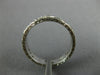 ANTIQUE .36CT DIAMOND 18KT WHITE GOLD FILIGREE ETERNITY ANNIVERSARY RING #1206