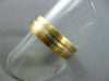 ESTATE WIDE 14KT W&Y GOLD MATT FINISH MENS WEDDING RING SIMPLY BEAUTIFUL  #287
