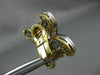 ESTATE LARGE 2.40CT DIAMOND 18KT YELLOW GOLD & PLATINUM X LOVE CLIP ON EARRINGS