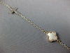 ESTATE AAA MOTHER OF PEARL 14KT YELLOW GOLD CROSS BY THE YARD FUN BRACELET 27011