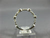 ESTATE .36CT DIAMOND 14K WHITE GOLD 3D FLOWER FILIGREE WEDDING ANNIVERSARY RING