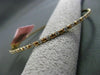 ESTATE .55CT DIAMOND 18KT ROSE GOLD 3D ETOILE CLASSIC 2mm BANGLE BRACELET