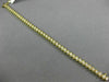 ESTATE 2.86CT DIAMOND 14KT YELLOW GOLD 3D CLASSIC S TENNIS LINE BRACELET #16895