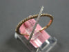 ESTATE .24CT DIAMOND 14KT WHITE & ROSE GOLD 3D CRISS CROSS X INFINITY LOVE RING