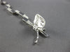 ESTATE .80CT DIAMOND 14KT WHITE GOLD ROUND GEOMETRICAL TRAPEZOID TENNIS BRACELET
