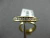 LARGE 1.54CT ROUND DIAMOND & AAA SAPPHIRE 14K YELLOW GOLD 3D ENGAGEMENT RING SET