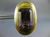 ANTIQUE EXTRA LARGE AAA AMETHYST 14KT YELLOW GOLD EMERALD CUT OVAL EARRINGS